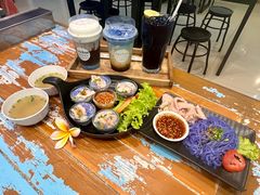 -蝶豆花蓝面条
