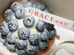 蓝莓千层挞-格瑞思动物奶油生日蛋糕(圆融店)