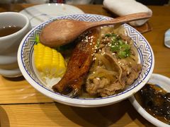 牛肉鳗蒲烧双拼饭-渔寿司·日本料理(艾尚天地店)