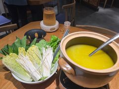 鸡汤青菜打边炉-火候轩品质湘菜·私厨(市府店)