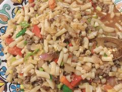 -歹歹的加个面过油肉拌面