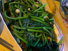 炒红薯叶-岱晓海港海鲜粥