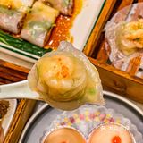 
在禄运茶居0.01⭕就可吃虾饺哦！