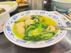 青菜炖钦工肉圆-文楼·淮扬菜·淮安早茶(河下古镇翔宇店)