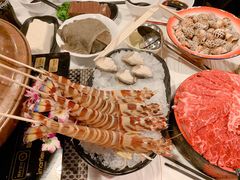 -鲜入围煮花胶鸡海鲜火锅