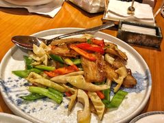 雷笋米椒炒五花肉-广州富力君悦大酒店空中花园