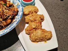 蛋黄鸡翅-老头儿油爆虾(星光一期店)