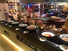 自助调料区-舟山希尔顿酒店·開自助餐厅
