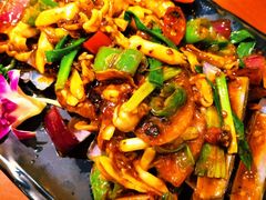 鼓汁炒圣子皇-喜碧海鲜·二十年本土海鲜老字号(上排店)