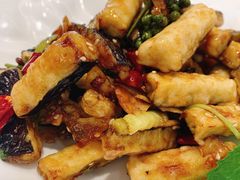 风味茄条-山东宾馆·齐鲁苑餐厅