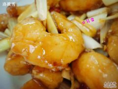 46&nbsp;68-86老菜馆&nbsp;鱼香虾仁细节_-林之六八·6886大连老菜馆