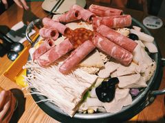 泡菜肥牛部队锅-幸屿 创意料理(永嘉天地店)
