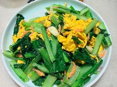 鸡蛋虾皮炒小白菜-小吊梨汤·北京菜·烤鸭(清河万象汇店)