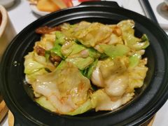 猪油渣炒牛心菜-眉州东坡(上海中心店)
