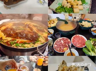「老北京铜锅涮肉」「手切鲜羊肉」还挺新鲜的「鱼豆腐」