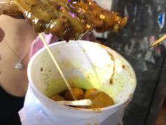 烤鸡肉串-豪華小食.華記
