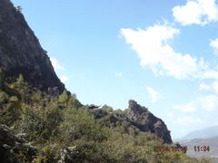 老爷山火烧台上空白云-老爷山风景区