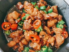鲜椒鲍菇鸡-嘉和一品粥(政府街店)