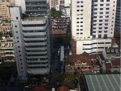 酒店房间窗外楼下-上海波特曼丽思卡尔顿酒店