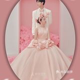 粉色少女感💕韩式婚纱照🍬甜到心里去了