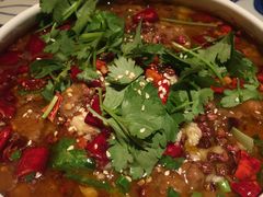 水煮牛肉-绿茶餐厅(布吉万象汇店)