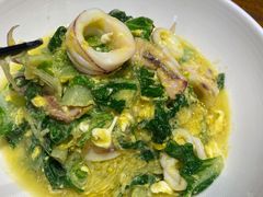 笔管鱼炒小白菜-必点海鲜·鲅鱼水饺(鞍山西道店)