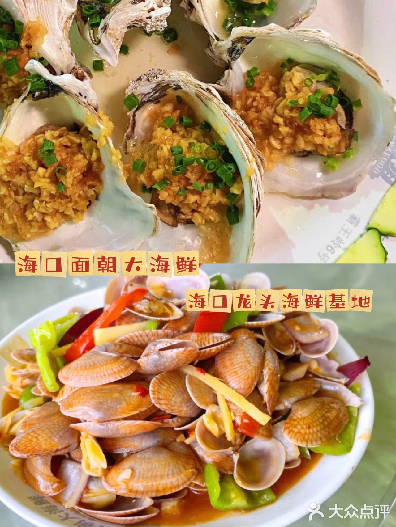 海口土著推荐✔️特色海鲜餐厅面朝大海鲜