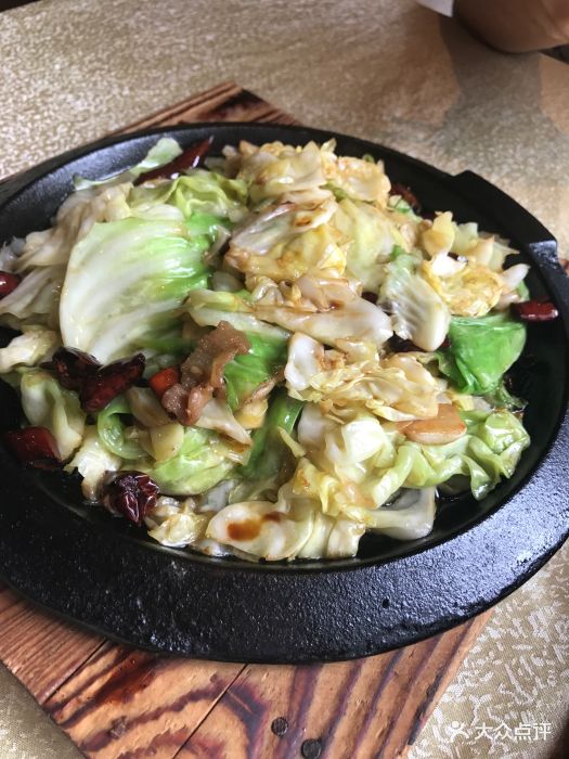 乡悦天下(海光寺店)石锅手撕包菜图片 - 第367张