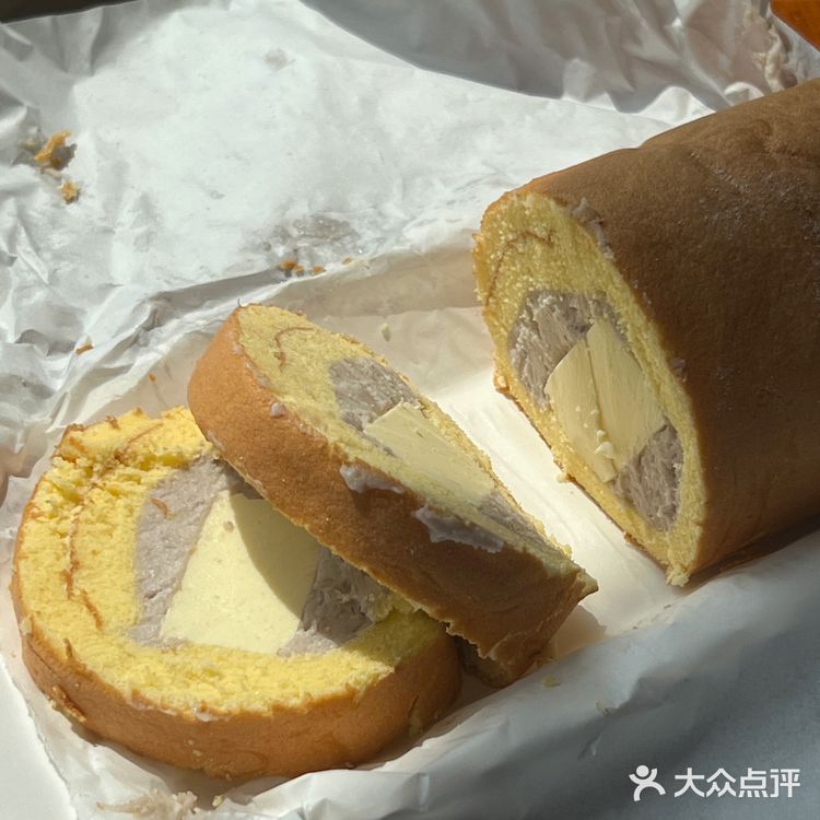 名不虚传的芋泥奶冻卷！