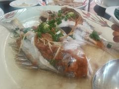 咸泥虾蒸鲚鱼-腰记饭店(龙源路店)