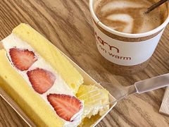 草莓蛋糕三明治-Cafe on warm(丹霞店)