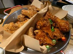 炸鸡翅一半一半-富乐满韩国正宗炸鸡韩国料理(虹泉路店)