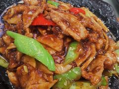 铁板黑椒牛柳-福禄财东北菜(珠江帝景店)