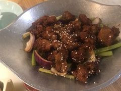 蒜香蜜汁排骨-绿茶餐厅(西单老佛爷店)