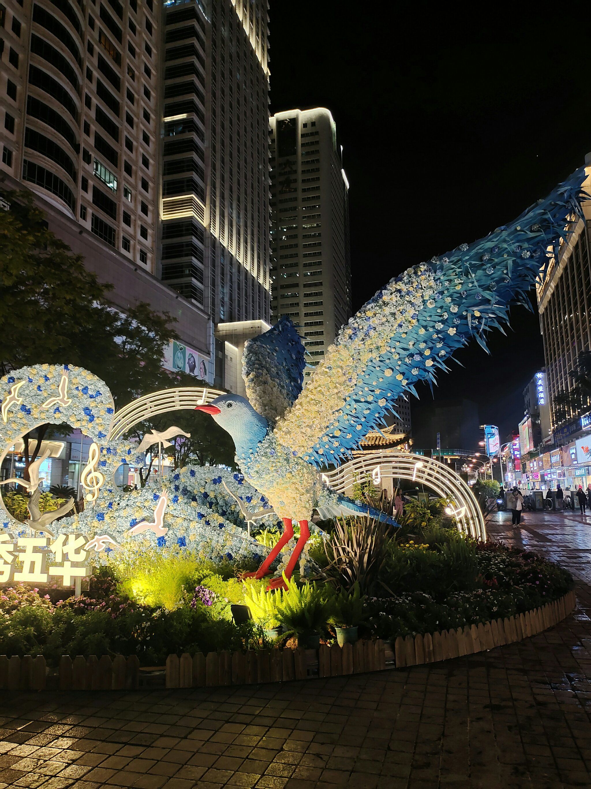 有一种浪漫叫漫步夜晚的南屏街