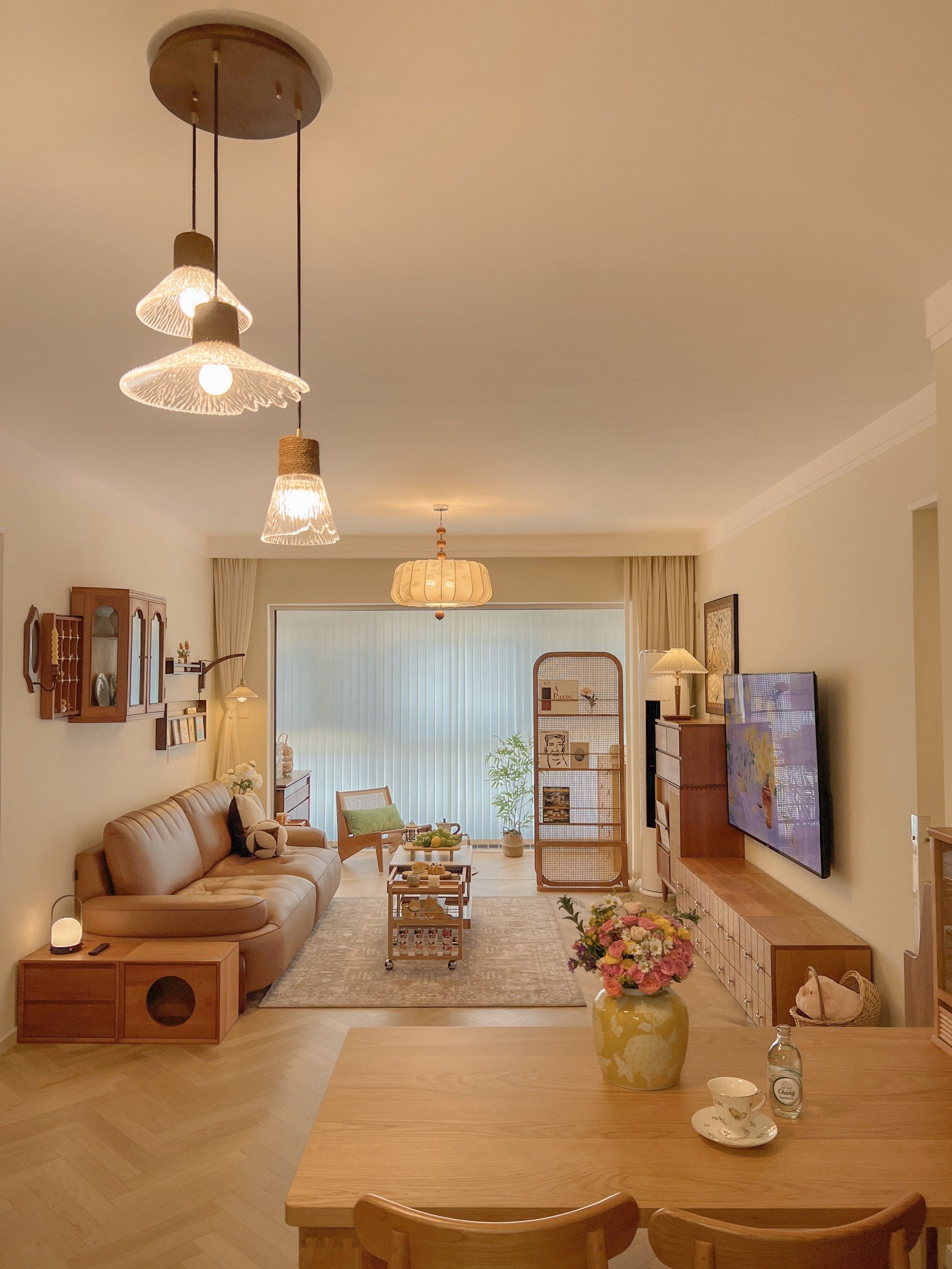 98平三室两厅,精装房改造也能很好看!🏠