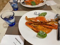 螃蟹直身通心意面时价-BONAZZA 意大利餐厅