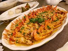 蒜茸粉丝蒸开边虾-晋江荣誉国际酒店·港誉茶餐厅