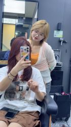 -藤野造型专业烫染接发