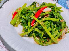 飞天酱炒通菜-新越盏·东南亚料理(捷登都会店)