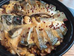 红胡椒生焗大黄鱼-马仕玖煲·融合菜·酥不腻烤鸭(人大店)
