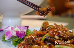 Golden Fried Prawn with Sauce