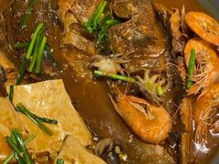 -东来菜馆•手抓海鲜家常菜•海鲜锅贴(鸽子窝店)