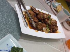 -海派美食·家宴海鲜青岛菜·石锅鲽鱼头(东方城店)
