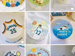 -咖咖熊蛋糕定制·英国蓝风车动物性淡奶油