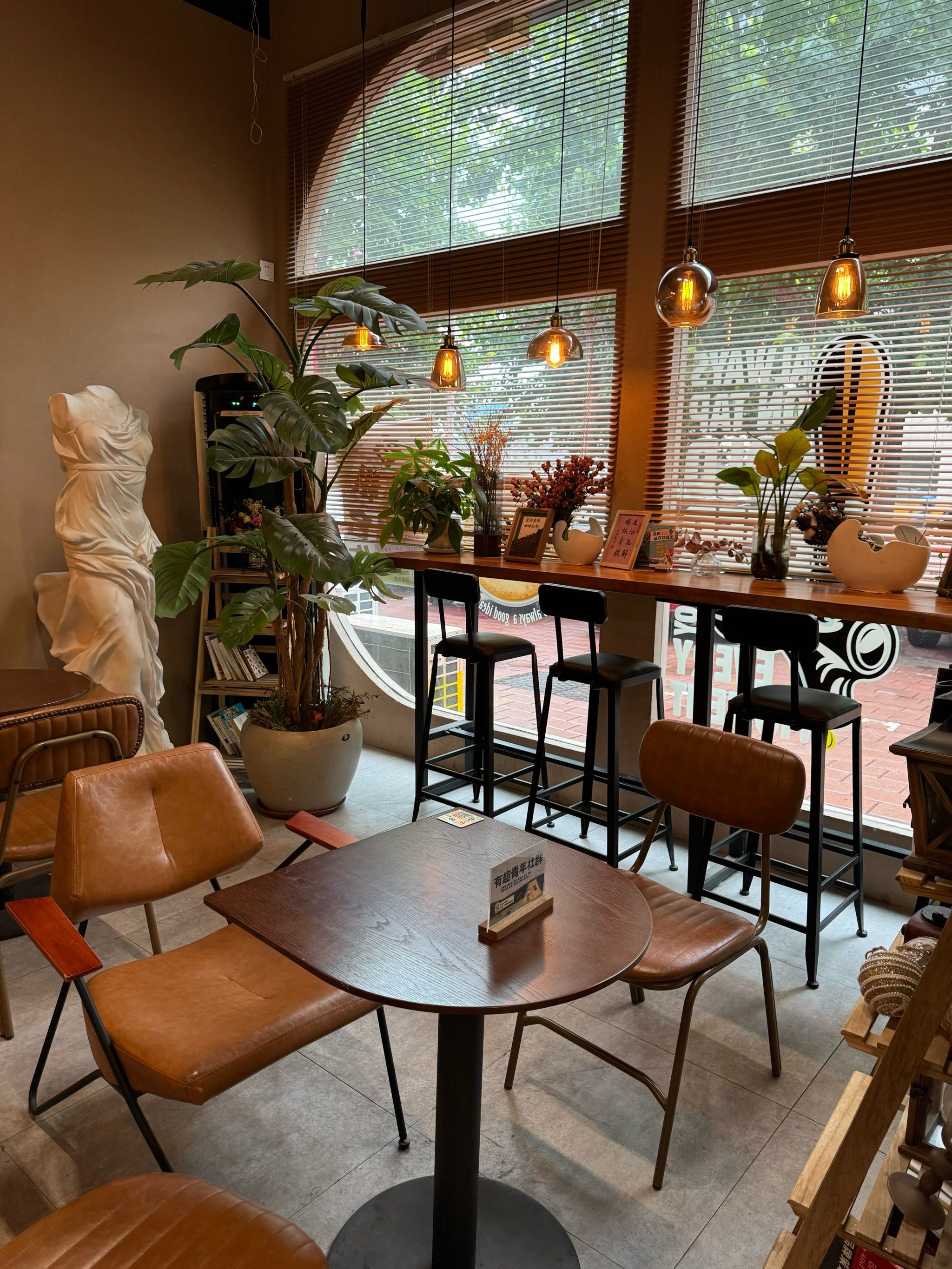咖啡馆的时尚角落