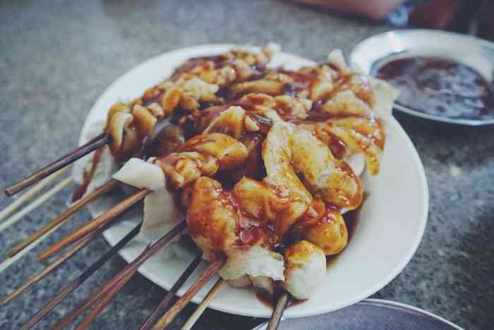 张记牛腩串(新南康后街)-"去乐昌玩,在老城区找小吃.听话乐昌的牛腩.