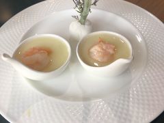 虾仁蒸蛋-忘忧草融合私房菜(红鼎国际店)