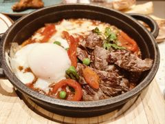 铁板蒜香安格斯牛肉粒-CRAZYONES西班牙海鲜饭(上海美罗城店)