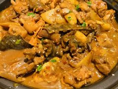 黄焖甲鱼鸡煲-聚味罗记大排檔·烧烤·鲜鱼杂·甲鱼煲(科学馆店)